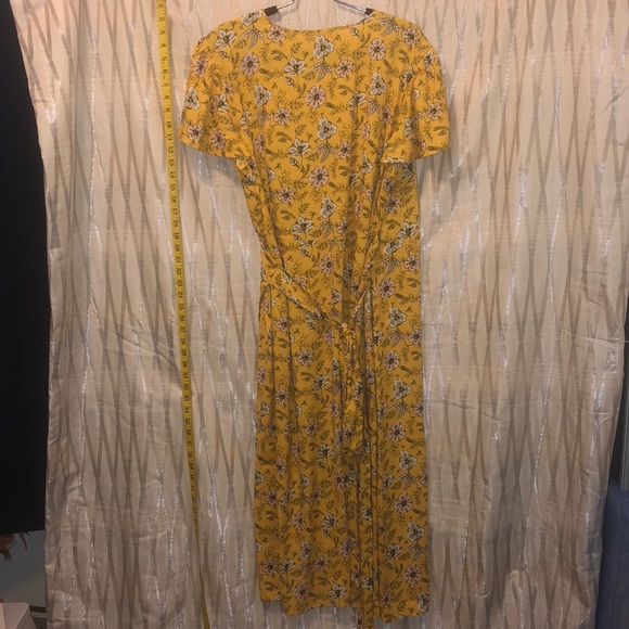 💞HP💞 Loft PLUS shift wrap dress melody garden - Picture 6 of 8